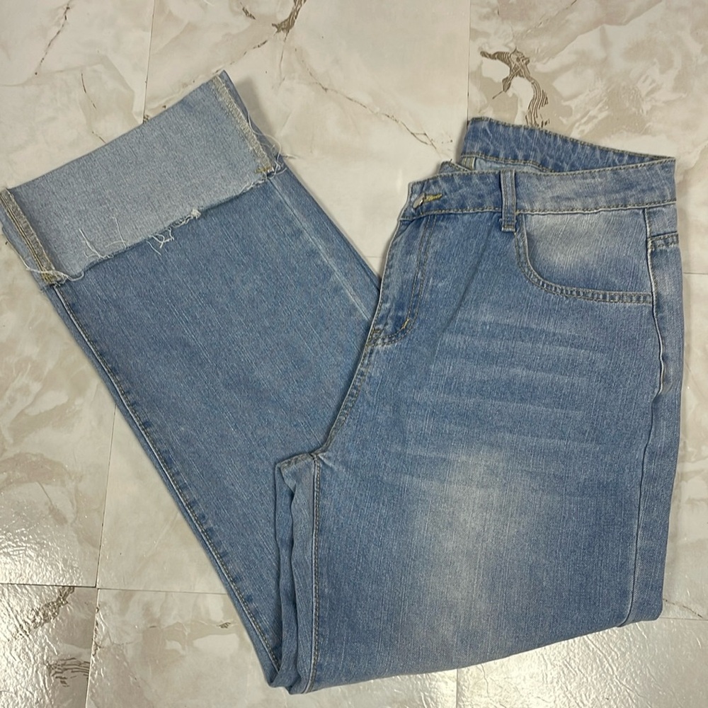 Denim wide legs size Large